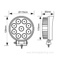 Round 4.5" 27w 9 pods led flood spot work light, offroad truck ATV UTV universal led work light